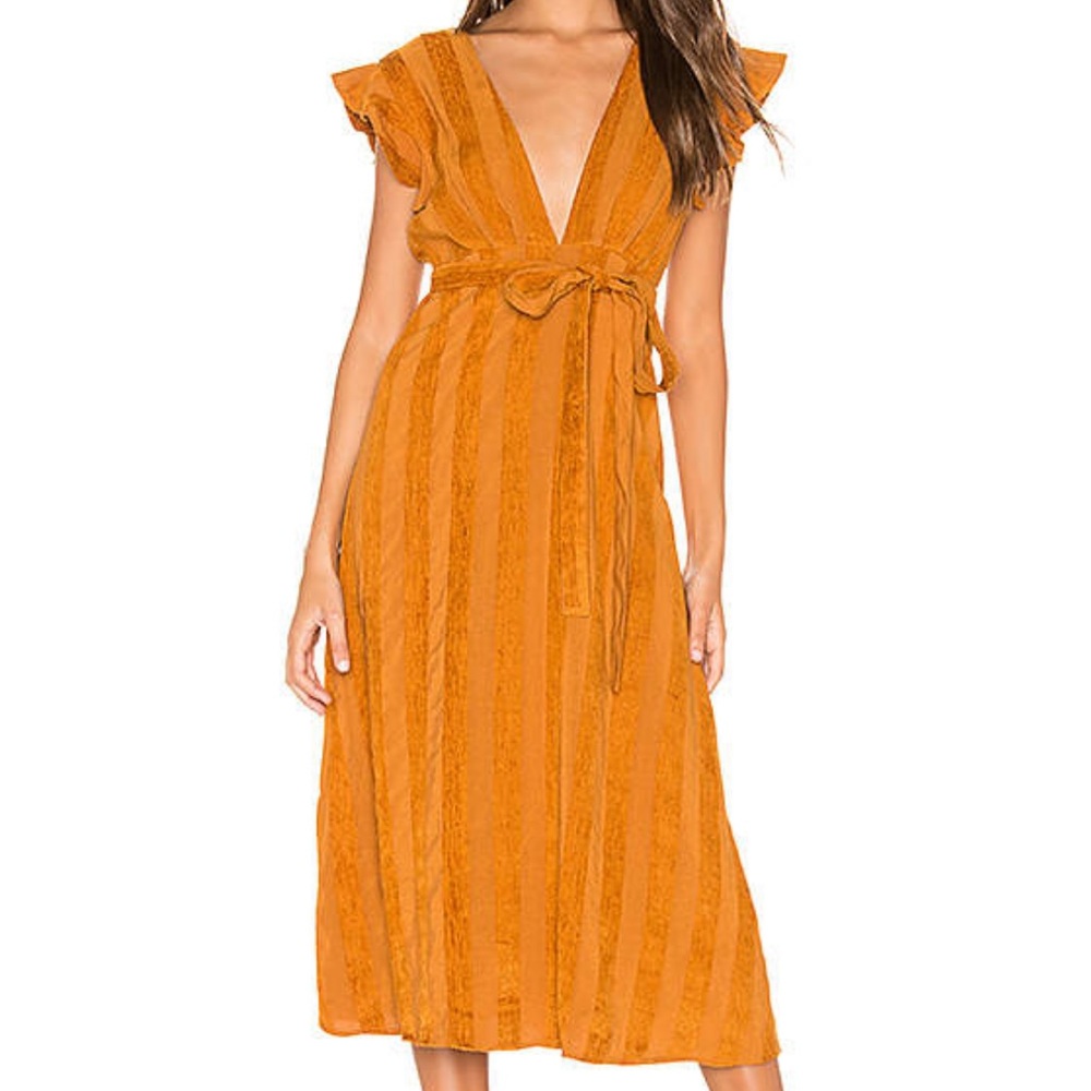 Line & Dot Brynn Deep Plunge Dress